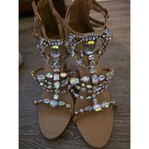 Just Fab  Gladiator sandals with Rhinestone SIZE 7